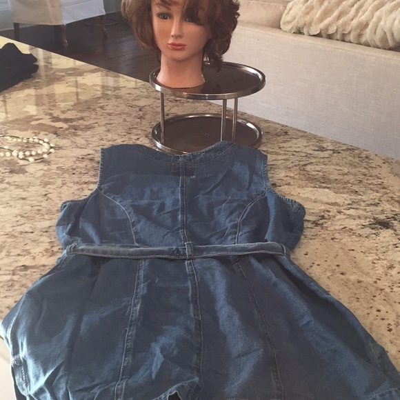 Studio wear great blue jean vest - Picture 5 of 7